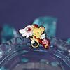 Fun Winged Yellow Mouse Pin Charming Anime Character Badge Stylish Brooch For Outfits Casual
