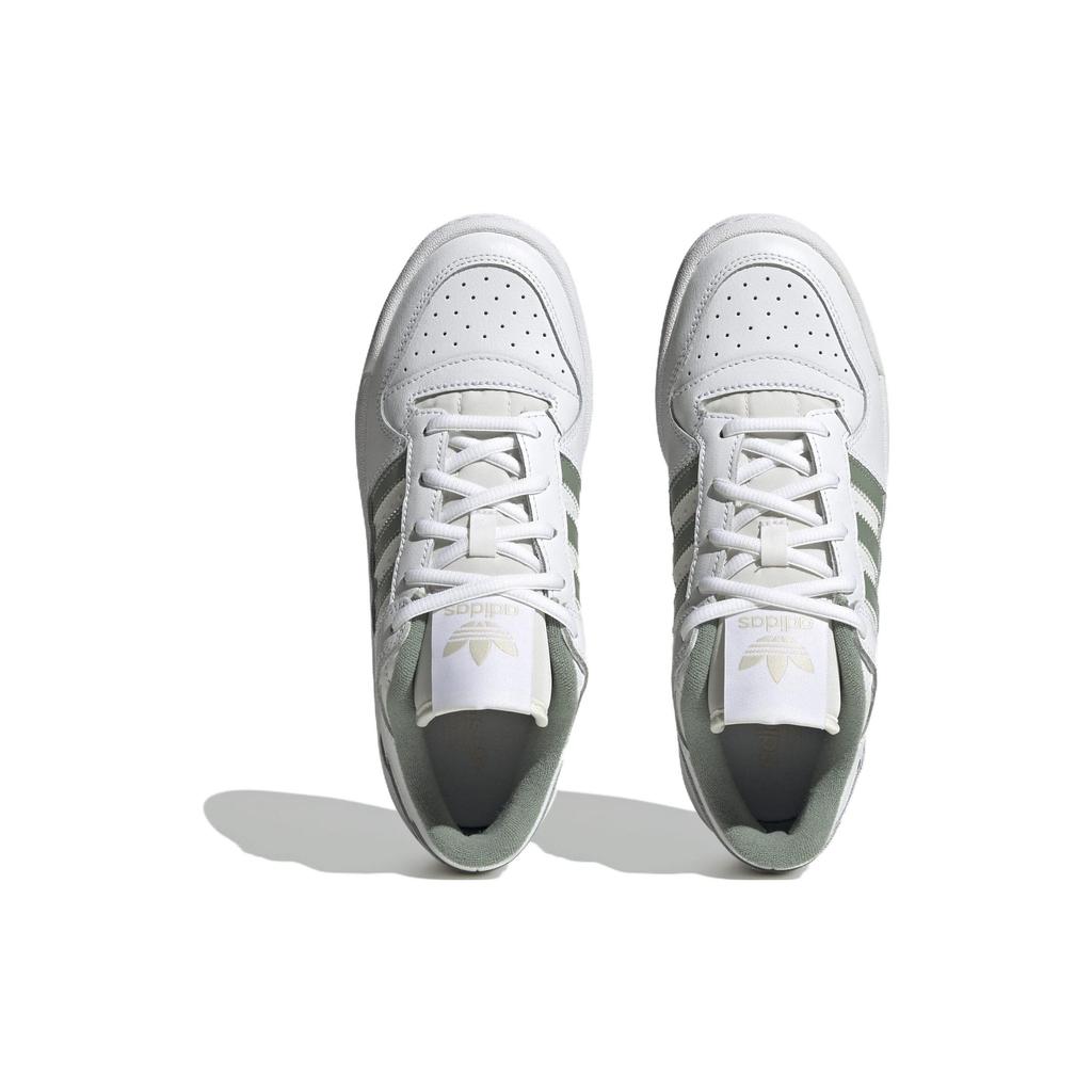 Adidas Originals Forum Comfortable Durable Breathable Low-Top Sneakers Unisex Sneakers White Green FZ6532