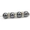 50Pcs Diamond-Encrusted Wheel Spacer, 8mm Bead Spacing, DIY Material, Handmade Jewelry Accessory For Bracelets And Necklaces