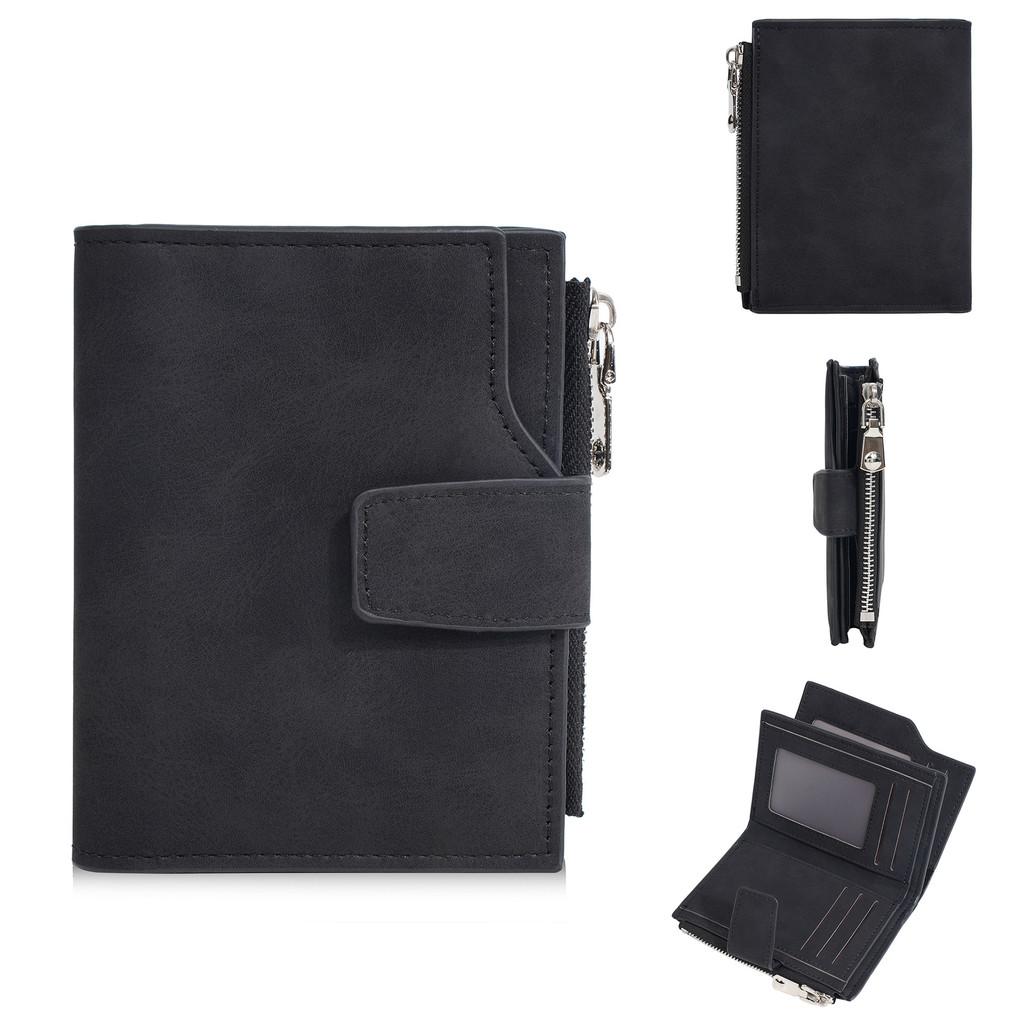 Urban Minimalist Pu Wallet For Women With Card Organizer And Solid Pattern Design For Everyday