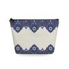 Women Blue and White Porcelain Print Cosmetic Bag Toiletries Organize Travel Storage Case 6750