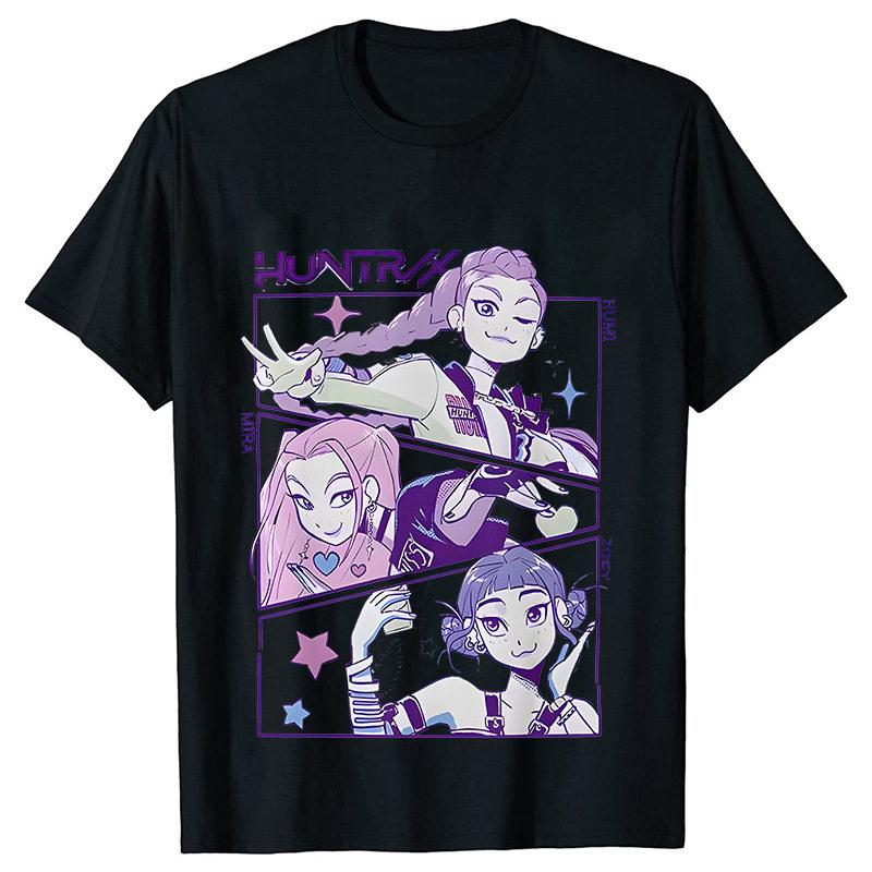 2026 summer new Hunting Witch Girls Popular Movie UnisexWomen AllPurpose ShortSleeved TShirt EU Size Adult Modal Shirt