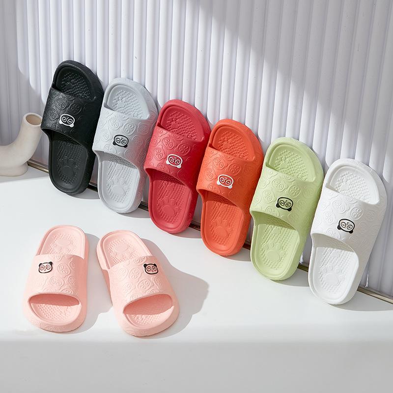 Slippers Female Summer Cartoon Hotel Indoor Couple Home Bath Non-slip Thick Bottom Household Sandals Male