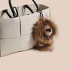 Otter Kaninchenfell Kleiner Löwe Taschenanhänger Waschbärhundfell Simba Löwe Schlüsselanhänger Niedliches Plüschtier Autoschlüsselanhänger
