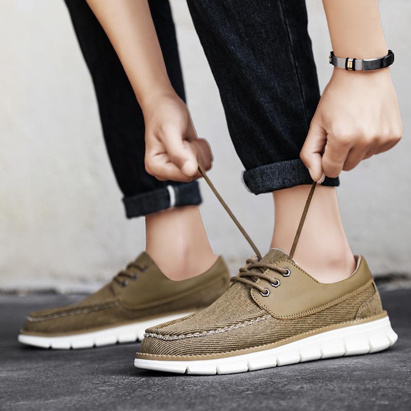 Fashion Luxury Brand Male Lace-Up Outdoor Flats All-match Men Breathable Casual Shoes Handmade Men Shoe New Arrival Men Classic Sneakers