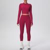 Damen Wolkenartiges Yoga-Anzug-Set: Crop Top & High-Waist Leggings - Schnelltrocknend, Outdoor Laufen & Fitnessbekleidung Zweiteilig