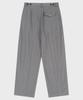 Pantaloni larghi classici a una piega NOIRER anni '80 (Grigio)