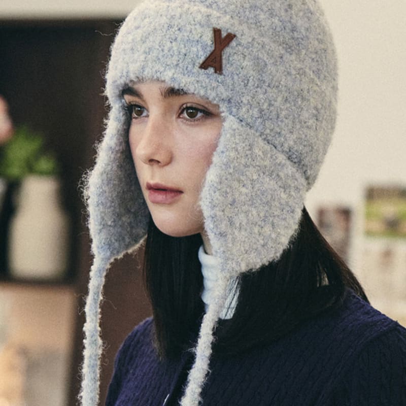 

Шапка бини VARZAR VA Patch Fly Knit Синяя FREE