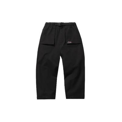 Li Ning Basketball Serie Lockerer Schnitt Lässige Lange Hose Herren Unterteile Schwarz AKXR057-2