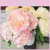 Peony Oversized Silk Flowers With Artificial Blooms For Decorations Wedding