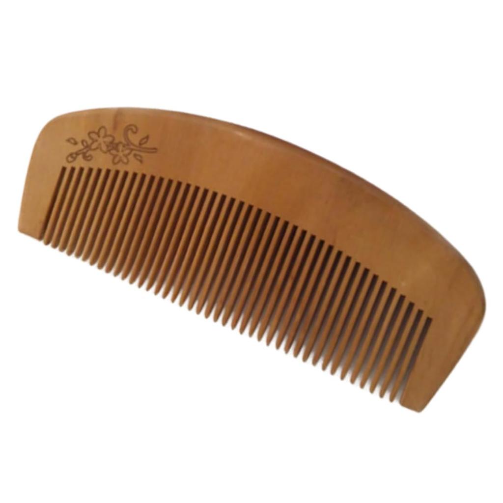 Peach Wood Natural Hair Hair Care [0294] Comb, Anti-Static, Wood, Styling, Comb,