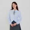 Eiaenlei Ar_Silk Scarf Commuter Shirt_2Color