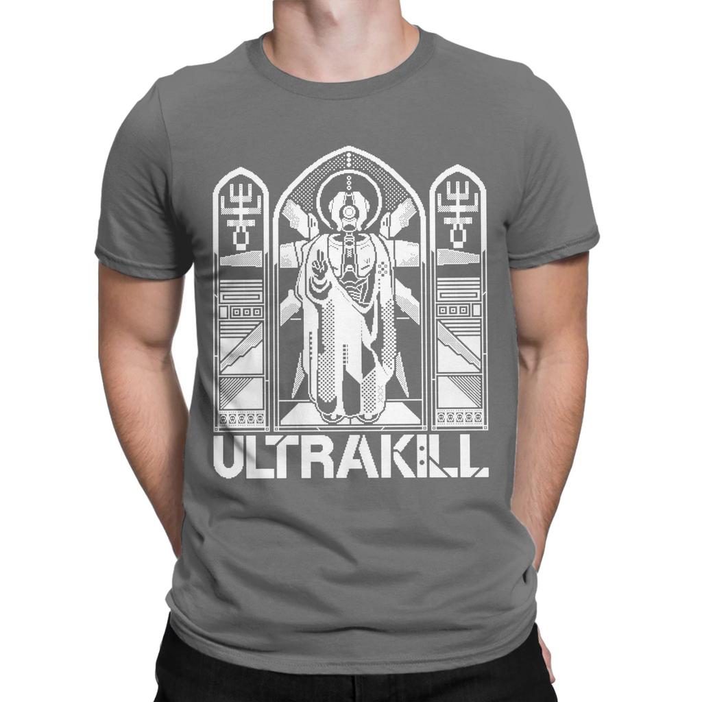 Mens Womens ULTRAKILL  White Edition  Shirt Cotton Fashion T-Shirt  Clothing Outfits