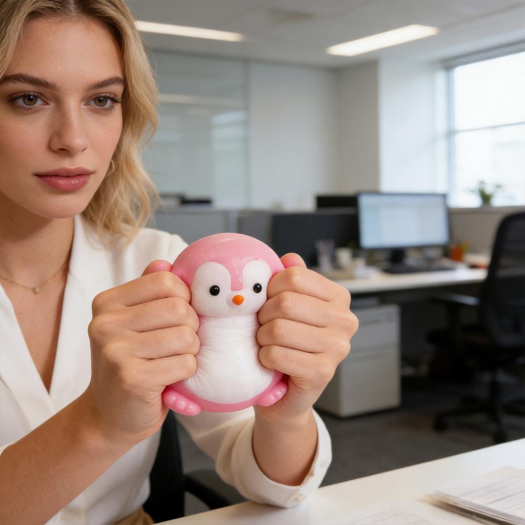 Rot Penguin Shape Stress Toy Squishes Kit For Stress Sensory Play Gifts Skateboard