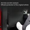 Seat Backrest Anti Kick Pad for Tesla Model 3+ Microfiber Leather Half Cover Seat Protective Cover Model3 Modely Car Accessories