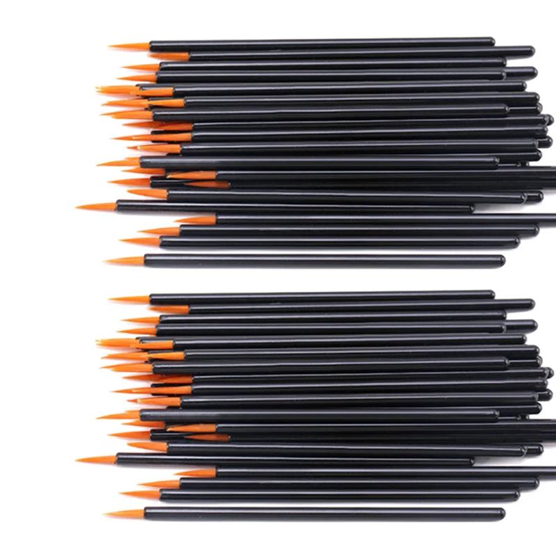 

50/100PCS Eyeliner Brushes Disposable Lip Brush Eyeliner Wand Applicator Makeup Tools For Nail Art Painting Pen Tool Supplier\ [