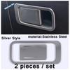 For VW Volkswagen Golf 8 MK8  -  Water Cup Holder / Door Handle Bowl / AC Outlet / Window Lift Cover Trim Accessories