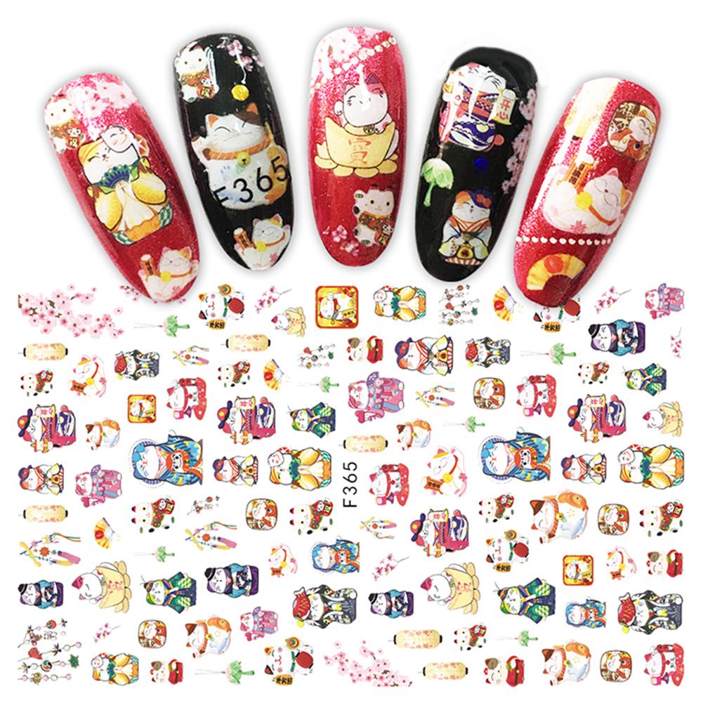 Chinese New Year Nail Art Sticker Women Decor Spring Festival Decal Manicure Gift