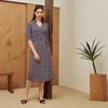 Lipbbam Creora Derosy Cara 3 4 Sleeve Long Wrap Dress Ldm11lj01