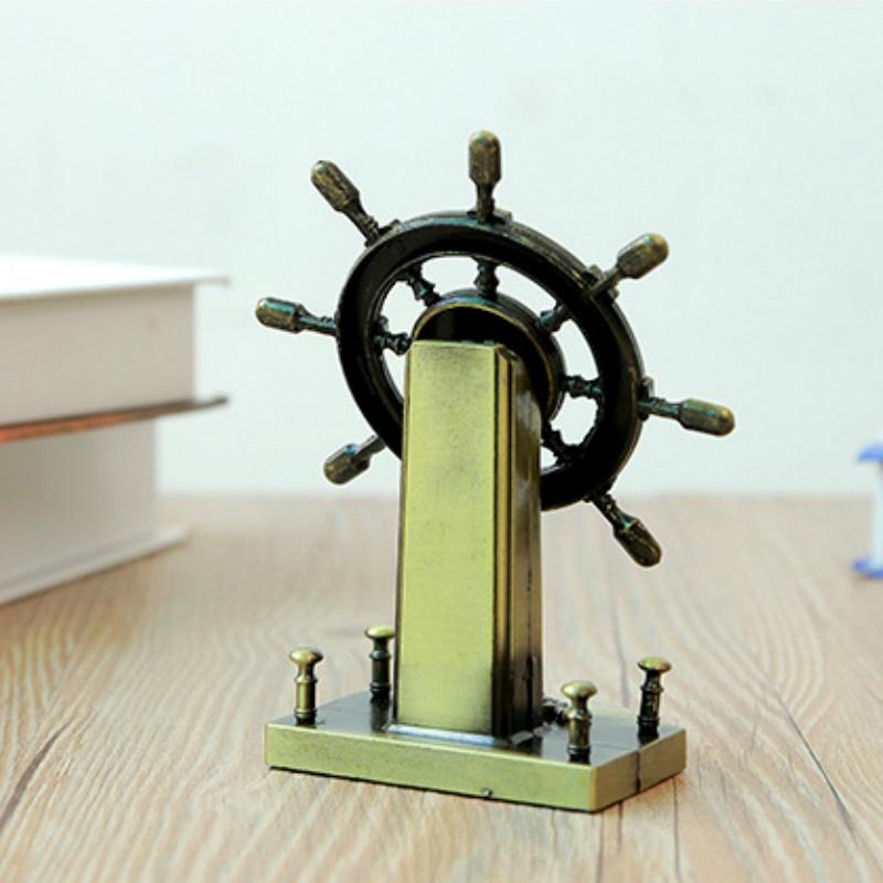 Europäische Kreative Metallhandwerke Schiffssteuerrad Heckruder Wohnzimmer Theke Schreibtisch Heimdekoration