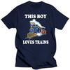 This Boy Loves Train Driver Lover T Shirts Graphic Cotton Streetwear Short Sleeve Birthday Gifts Summer Style T-shirt Men