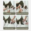 Cat Bathing Bag Mesh Breathable Cat Shower Bag Anti Scratch Adjustable Cat Grooming Bag for Nail Trimming Ear Cleaning Safe Cat Grooming Aid