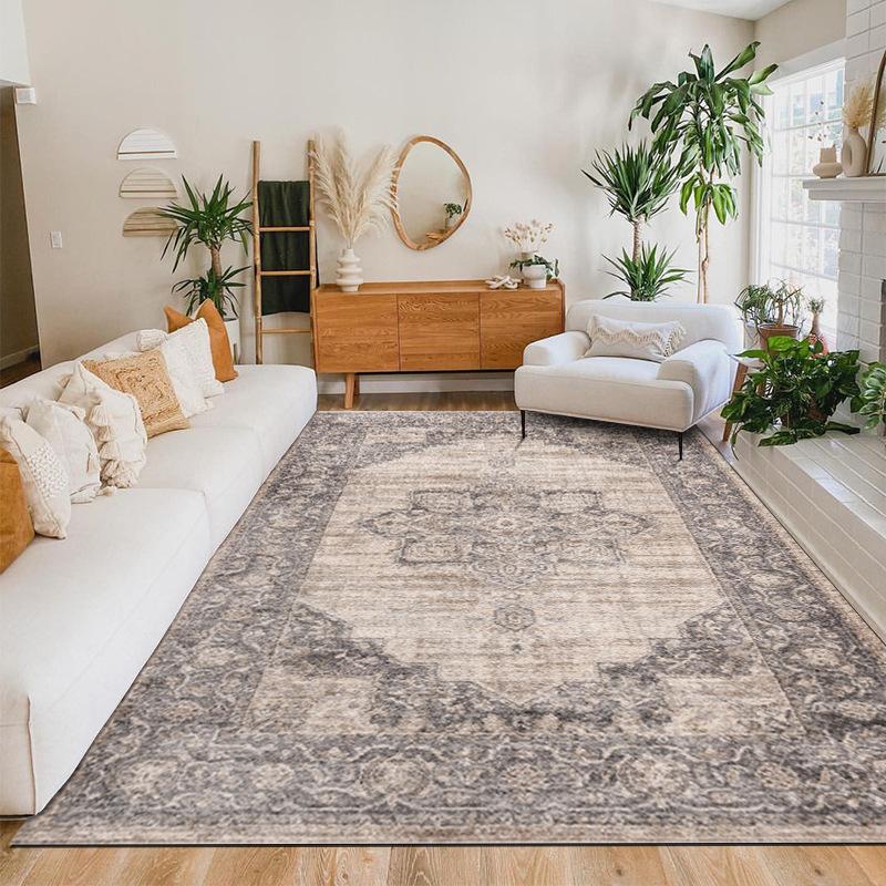 Bohemian Carpet Retro Persian Ethnic Style Living Room Carpet Floor Mat Moroccan Home Floor Mat