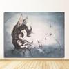 Picture Deer Rabbit Angle Wing Animal Abstract Sweet Living Room Home Decor Poster Print Nordic Canvas Painting Girl Bedoom Wall