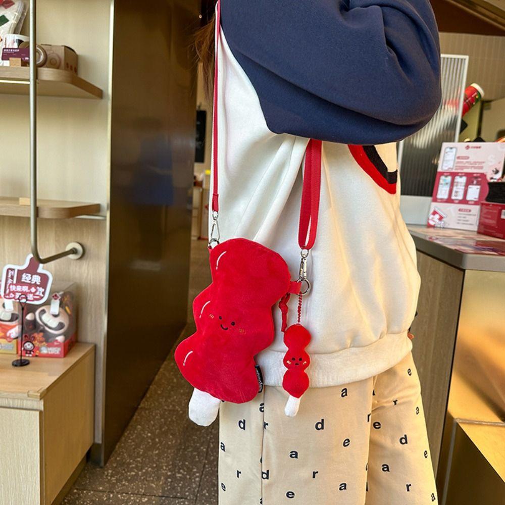 with Same Style Pendant Cute Small Bags Doll Plush Shoulder Bag  JK Uniform Accessories
