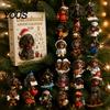 Decorazione per Albero Cucciolo Carino 2026 Calendario dell'Avvento Bassotto con 24 Decorazioni Acriliche 2D Uniche, Decorazione Festiva da Appendere per Natale Scatola Conto alla Rovescia