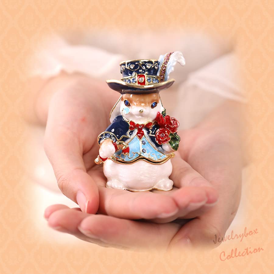 12-415 „Kaninchenbaron“ Schmuckschatulle, Accessoire-Etui, Schmuckschatulle