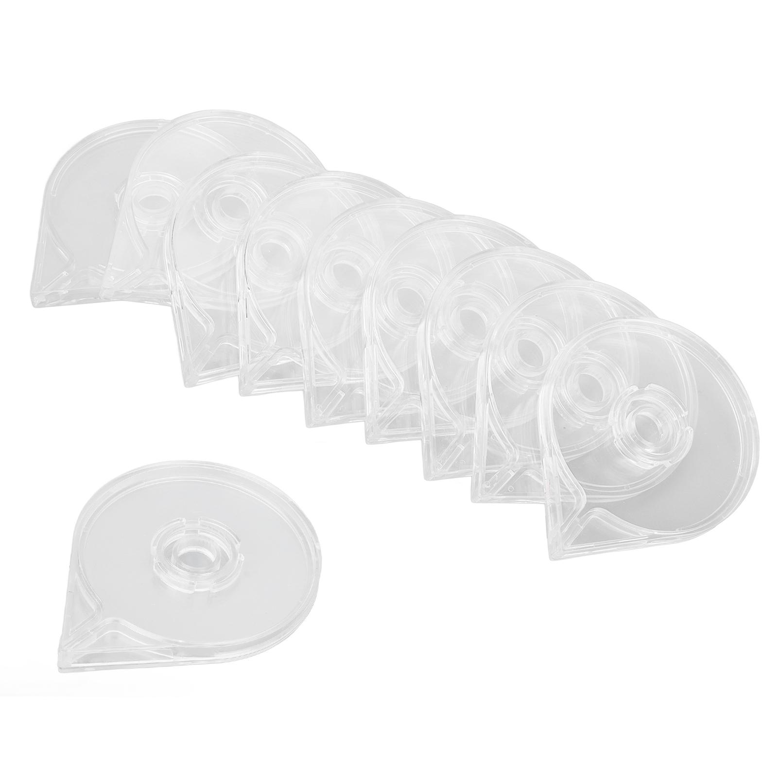 

10 шт. пустой футляр для полосок для дизайна ногтей, легко режущая лента для маникюра, держатель для ролика