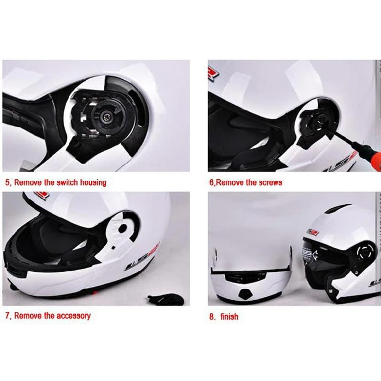 Motorcycle Helmets Visor Lens Lock For LS2 FF386 FF358 FF385 FF370 FF394 FF387 FF396 OF569 Motorcycle Helmet Shield Screws Also