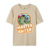 Master Baiter Grey Shirt Graphic Tee Adult High Quality Mens TShirt Punk Style