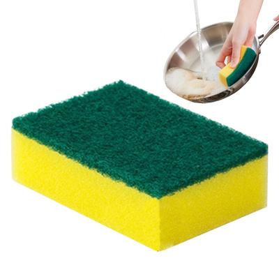 Sponges for Dishes Household Scrubbing Sponges for Kitchen Reusable Scrubber Brush Pads Cleaning Supplies for Pots Pans Cookware