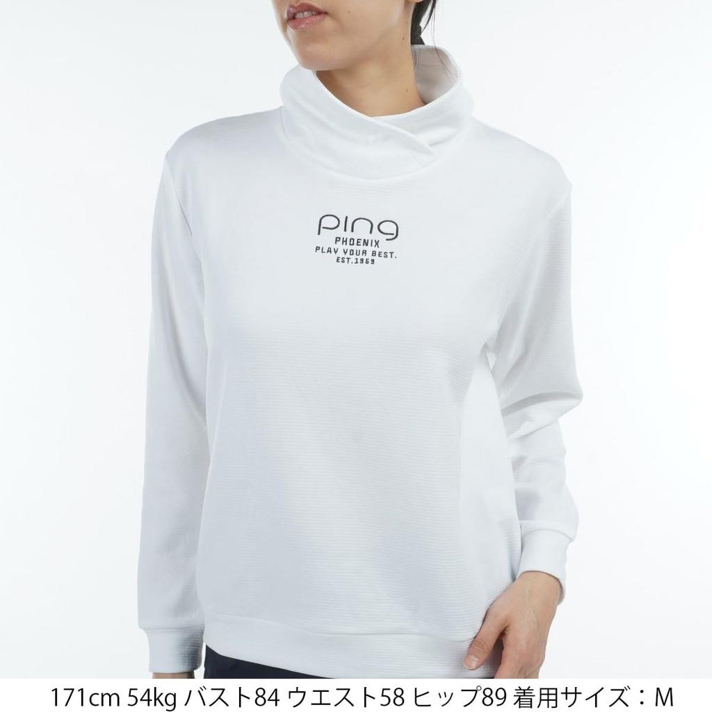 Schalkragen Sweatshirt Golf S [Pin Apparel] Damen (Karton) / / 622-5162102 030_Weiß