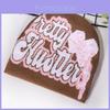 Strickmütze Für Männer Frauen Herbst Winter Wärme Street Style Mit Buchstabenverzierungen