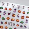 Nagelzubehör Halloween Nagelsticker Maniküre Ornamente Halloween Nagelaufkleber 3D Relief Party
