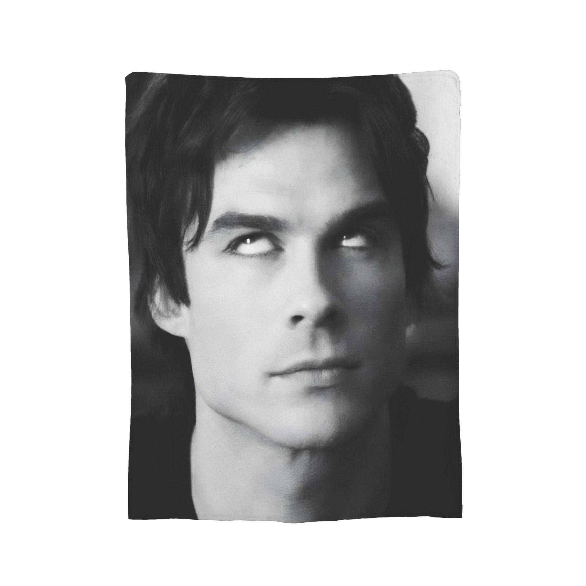 Ian Somerhalder Blanket Flannel Spring Autumn Damon Salvatore Paul Wesley Portable Ultra-Soft Throw Blankets Plush Thin Quilt XL200x150cm