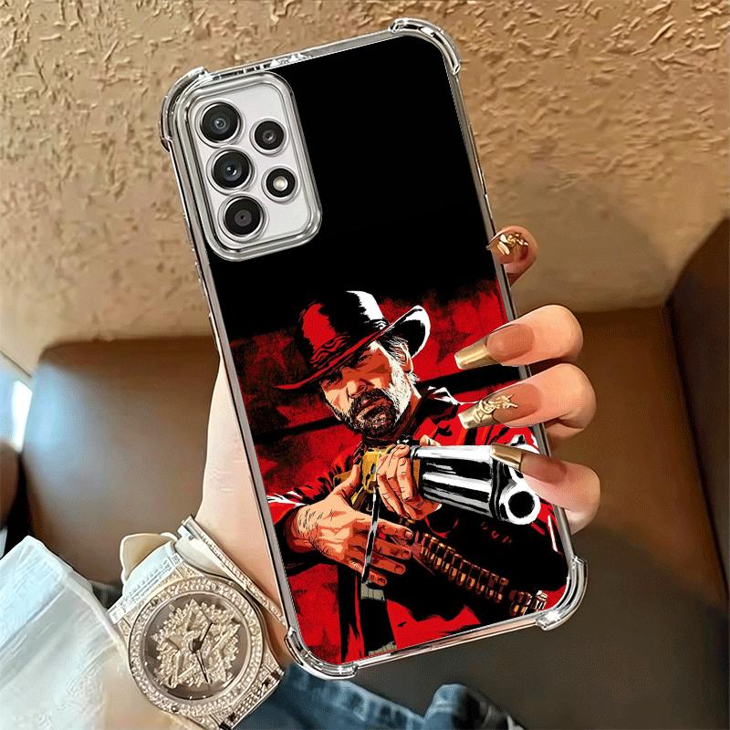 Red Dead R-Redemption Soft Phone Case For Samsung A17 A27 A07 A37 A57 A16 A56 A15 A55 A14 A54 A13 A53 A26 A36 A25 A35 A24 A34 A2