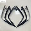 For Hyundai Tucson NX4  -  Front Fog Light Lamp Eyebrow Eyelid Strip Cover Trim ABS Chrome / Black Accessories Exterior
