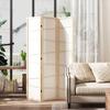 Wooden Folding Privacy Screen 3 Panel Room Divider For Bedroom Natural Wood Finish