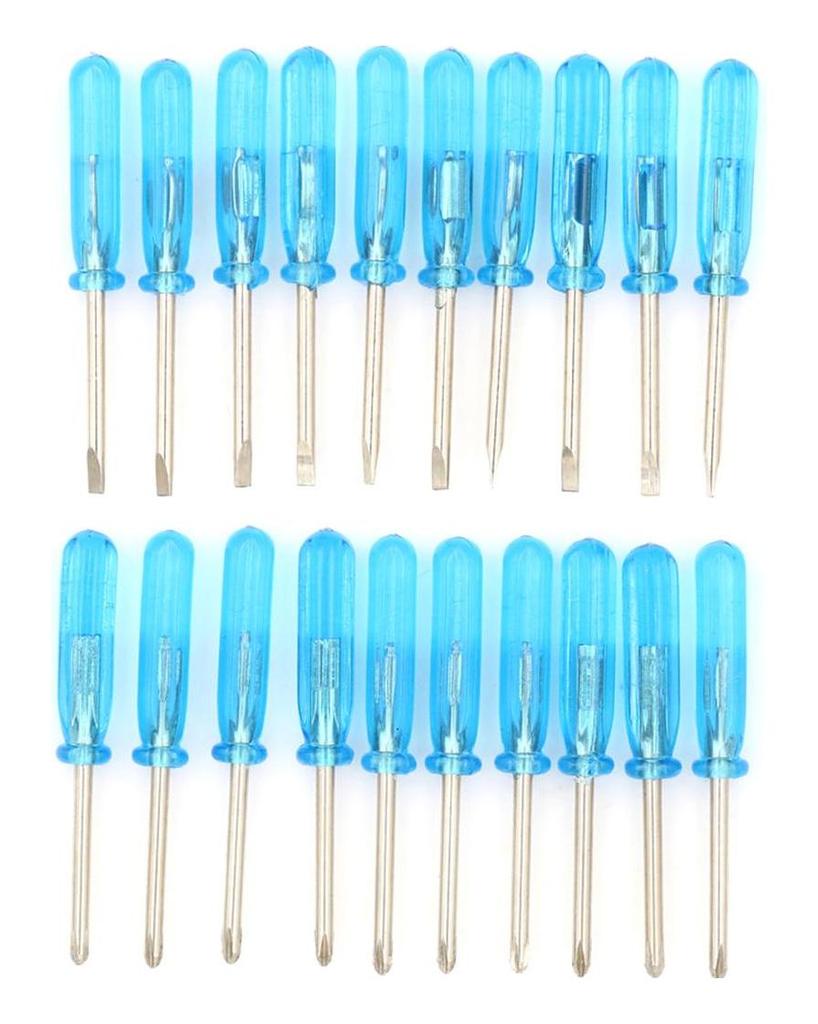 10-teiliges Reparaturwerkzeug-Set für Zuhause, kleiner magnetischer Präzisions-Flachkopf-/Phillips-Schraubendreher