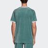 adidas Originals Cozy Tee Casual Round Neck Loose Logo Stripe Short Sleeve Green Men's DV1623