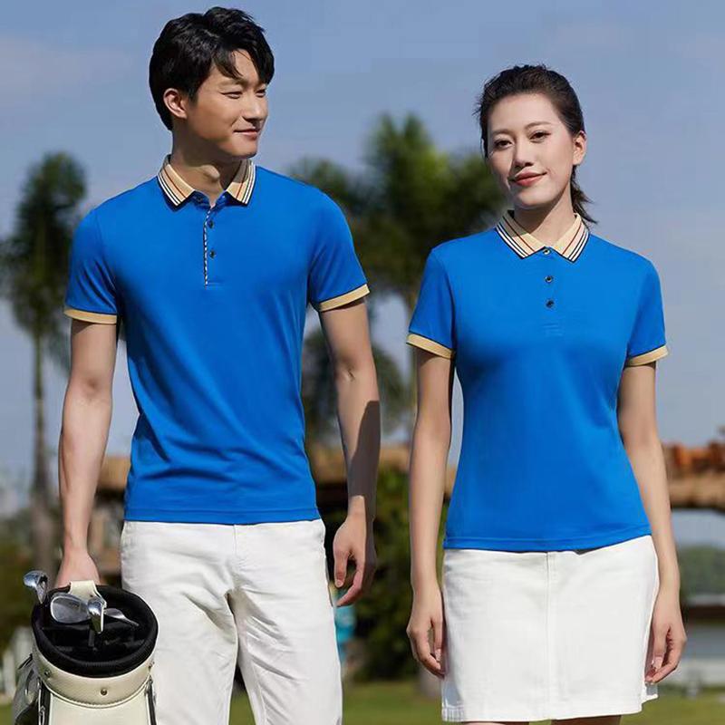 Spring/Summer New Super Cool Ice Silk Men's and Women's Polo Shirts Relieve Fatigue Top