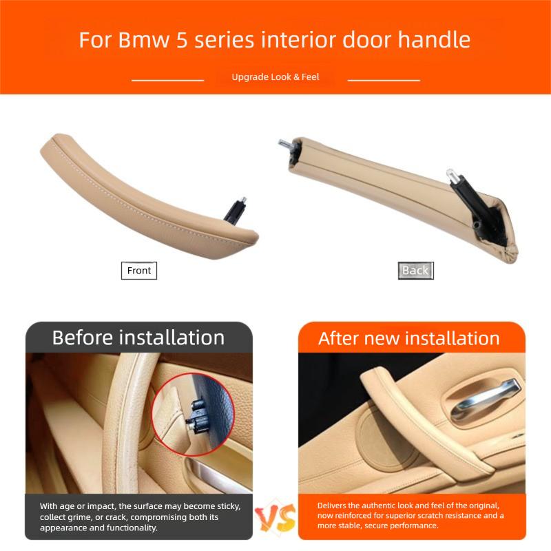 For BMW 5 Series E60 E61 520 523 525 530Li 2006-2010 Inner Door Handle Door Handle, LHD RHD Door Window Switch Cover