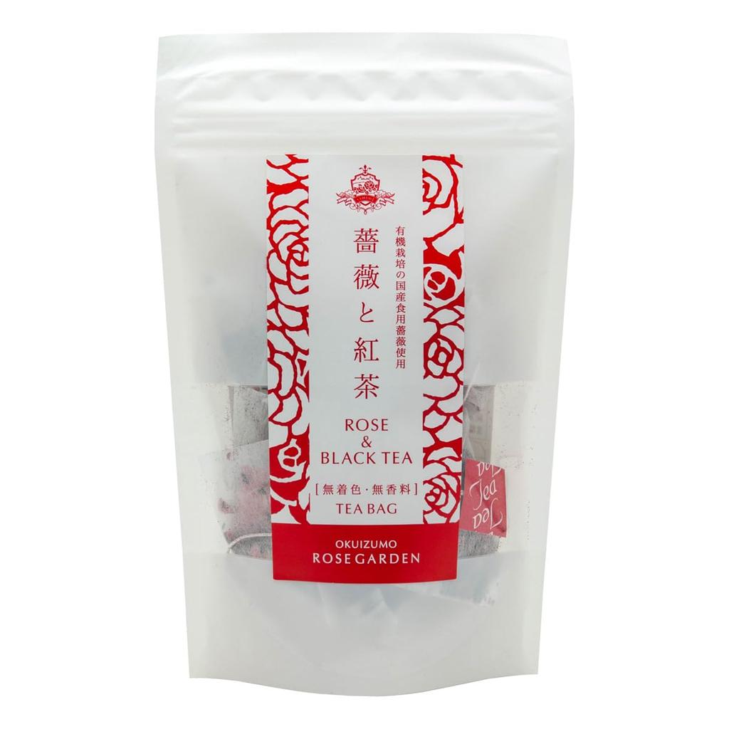 Okuizumo Rose Garden Rose and Black Tea Bag 15g x 10 x 2 bags Tea, Type, (1.5g packs)