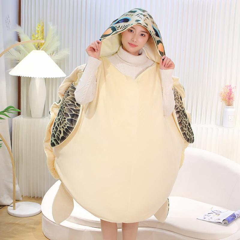 Large Turtle Hooded Turtle Shell Doll Suit Plush Toy Can Wear Turtle Shell Doll Stage Event Performance Props