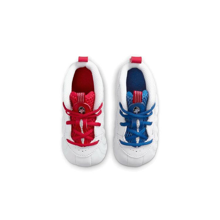 Nike Little Posite One CB USA Moon Baby Sneakers Branco Pó de Fóton Vermelho Universitário DJ4022-001