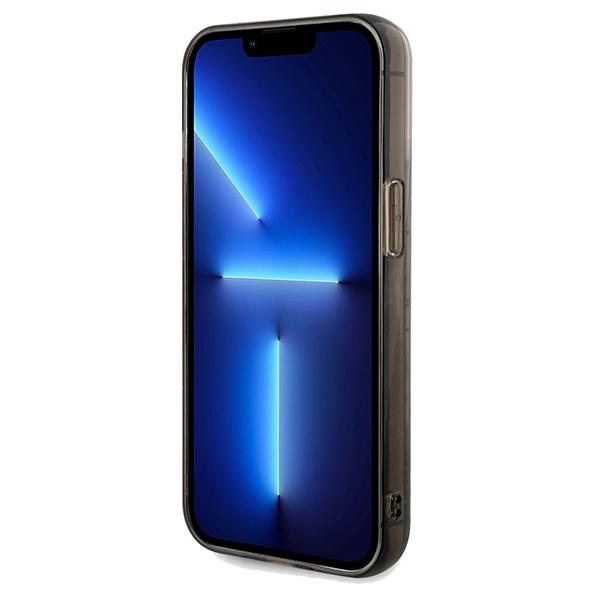 Karl Lagerfeld Klhcp13Llkcnsk Iphone 13 Pro / 13 6.1 Transparent Hardcase Liquid Glitter Choupette